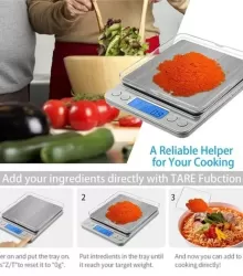 Báscula Digital de acero inoxidable para cocina