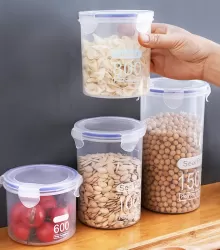 Caja de almacenamiento sellada transparente para cocina