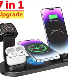 Cargador inalámbrico 7 en 1 de 30W para iPhone