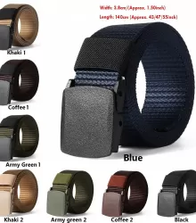 Cinturón de nailon de 140CM para hombre